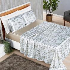 Imagem de Jogo De Cama Alya King 04 Peças Marfim