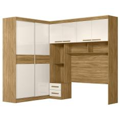 Imagem de Guarda Roupa Modulado Florença Quarto com 6 Portas 5 Gavetas