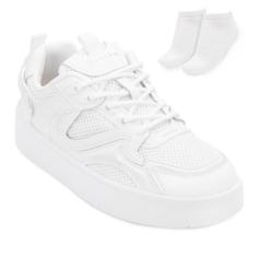 Imagem de Tênis Casual Ramarim e Meia RM24-24832, 38, Branco