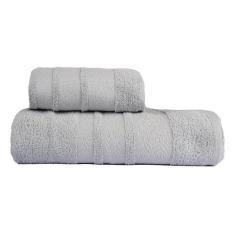 Imagem de Jogo de Toalhas Grandes 2 Peças 100% Algodão Ótima Absorção - Bella En