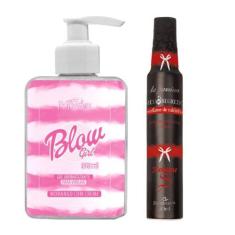 Imagem de Perfume Lingerie E Creme Blow Girl Gel Rosa Virilha Cheiroso - Hot Flo
