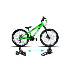 Imagem de Bicicleta Viking Aro 26 Tuffx25/30 Vmaxx Freio A Disco 21v Verde Neon