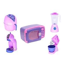 Imagem de Cozinha Infantil Brinquedo Menina Casinha Panelinha Rosa