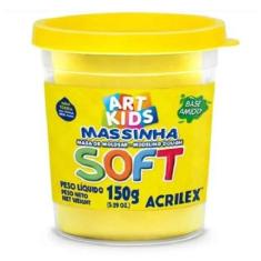 Imagem de Massa de Modelar Soft Acrilex Amarelo Limão 150g