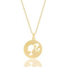 Imagem de Colar Barbie Vazado Folheado A Ouro 18k