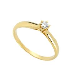 Imagem de Anel Solitario Ouro 18k Diamante Sintetico FMJ1509 k250 - Fabjoias