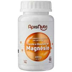 Imagem de Cloreto e Dimalato de Magnésio 600mg (90 caps), Apisnutri