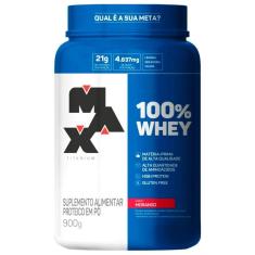 Imagem de 100% Whey Vitamina de Frutas (900g) - Max Titanium-Unissex
