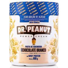 Imagem de Pasta de Amendoim Dr Peanut 600g Sabor Chocolate Branco