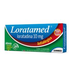Imagem de Loratamed 10mg com 12 comprimidos Cimed 12 Comprimidos