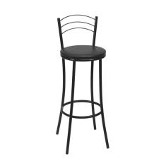 Imagem de Banqueta para Cozinha Alta Pintada Preta Bp26/a - A101 Preto