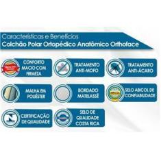 Imagem de Colchão Polar Ortopédico Orthoface Clean Casal 138