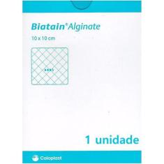 Imagem de Curativo Biatain Coloplast Alginato Cálcio 3710 10X10cm - Unidade