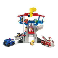 Playset com Mini Veículos Patrulha Canina - Torre Adventure Bay