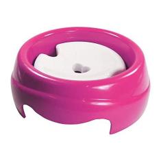 Imagem de Bebedouro Plástica Especial para Caes 1000ml, Pelo Longo Rosa Furacão Pet para Cães