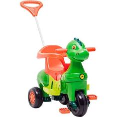 Imagem de Triciclo Infantil Empurrar Passeio Didino Verde Calesita