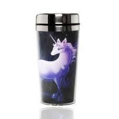 Imagem de Copo Térmico Unicórnio Roxo - 450 Ml