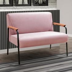 Imagem de Namoradeira Decorativa Braços Fixo Jade Rose