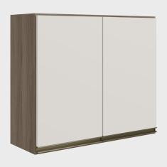 Imagem de Armário de Cozinha Aéreo 80cm Maly N03 Carvalho/Off White - Mpozenato