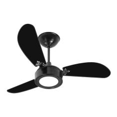 Imagem de Ventilador De Teto Venti-Delta New Light Led Com 3 Pás Preto
