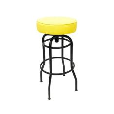 Imagem de Banqueta Giratória Bar para Bancada Média Altura 65cm cor Preto Assent