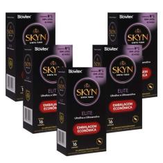 Imagem de Preservativo Skyn Elite Material Não Alergênico Caixa Com 16 Unidades
