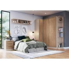 Imagem de Guarda Roupa Modulado Casal 7 Peças 100% Mdf Requinte+ Móveis Castro