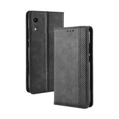 Imagem de Capa para Huawei Honor 8A, capa flip carteira com suporte de couro para Huawei Honor 8A, capa magnética retrô para celular, capa carteira com compartimentos para cartões