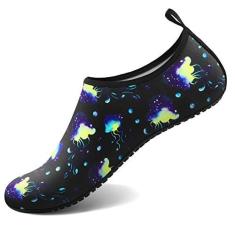Imagem de Sapatos aquáticos para mulheres e homens, meias aquáticas de secagem rápida, natação, praia, descalço, ioga, exercício, acessórios esportivos, piscina, acampamento, itens essenciais, tamanho adulto