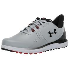 Imagem de Under Armour Tênis de golfe masculino Drive Fade Spikeless, (103) Cinza moderno/cinza moderno/preto, 39