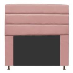 Imagem de Cabeceira Estofada Turim 195cm King Size Suede Rosê