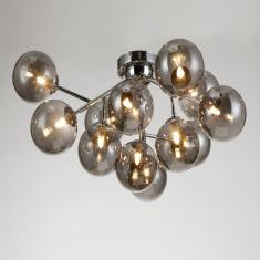 Imagem de Lustre Plafon Moderno Estrutura Cromada Bivolt