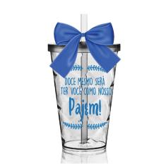 Imagem de Copo Convite Twister Personalizado para Pajem