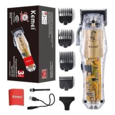 Imagem de Kemei Km-Ng203 Máquina Corte Cabelo Barba Bigode Transparente Recarre