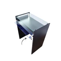 Imagem de Mesa Ótica Super LED Porta Vidro Preto