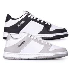 Imagem de kit 2 Tênis casual skate Caminhada unissex academia corrida