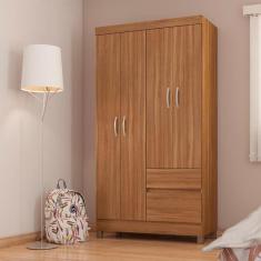 Imagem de Guarda Roupa Roupeiro Solteiro 42060 04 Portas 02 Gavetas L t