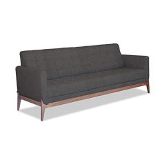 Imagem de Sofá 3 Lugares Brooks Linho Cinza 200 cm