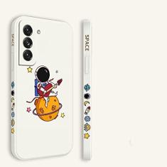 Imagem de Capa de telefone do astronauta para Samsung Galaxy S21 S20 FE S10 Note 20 10 Ultra Plus A72 A52 A42 A32 A71 A51 A41 A31 A21S Capa, branca1, para S20Plus