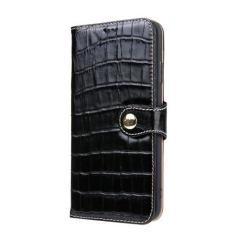 Imagem de LIWENS Capa carteira para iPhone 15/15 Pro/15 Plus/15 Pro Max, capa flip de couro PU com suporte para cartões, fecho magnético à prova de choque, capa interna de TPU para mulheres e homens, preta,