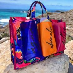 Imagem de Bolsa Sacola De Praia Piscina Parque Fashion Ombro Resistente Moda Pra