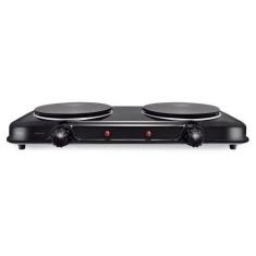 Imagem de Cooktop Elgin Portátil Elétrico 2 bocas Preto, 110V