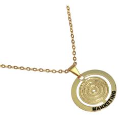 Imagem de Colar Minha Profissão Marketing Folheado Ouro 18k