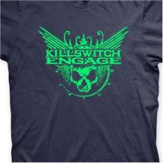 Imagem de Camiseta Killswitch Engage Marinho e Verde em Silk 100% Algodão