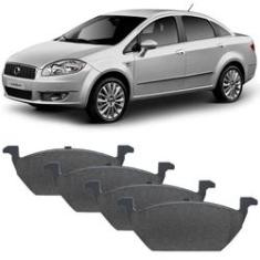 Imagem de Kit Pastilha Freio Linea 1.4 1.8 1.9 2010 a 2016 Dianteira Syl