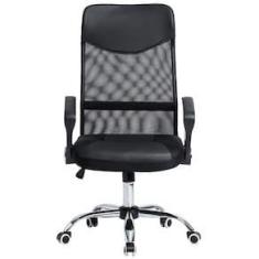 Imagem de Cadeira de Escritório Giratória Conthey Executive Bali com Regulagem de Altura, Apoio para os Braços e Rodízios - Preto