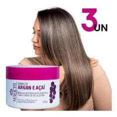 Imagem de Máscara Tratamento Intenso Maochi Argan Açaí 300g Máscara tratamento intenso maochi argan açaí 300g