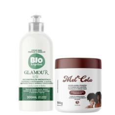 Imagem de Kit Mel Cola 500G + Creme De Pentear Uti Bio Glamour 300ml - Trihair
