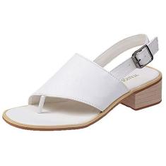 Sandalia Feminina Modare Ultraconforto 7123.122 Salto anabela chinelo dedo  cor bege em Promoção | Ofertas na Americanas