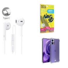 Imagem de Fone De Ouvido + Capinha Motorola Edge30 Neo + Película 9D